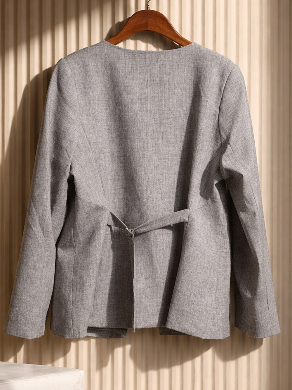 a new day Gray Collarless Tailored Blazer - Picture 2 of 9